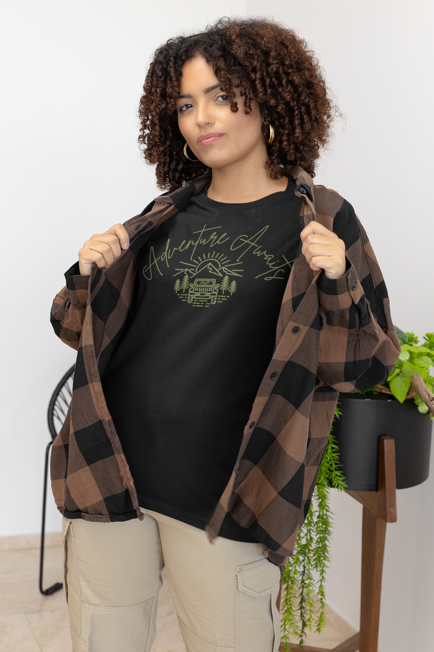 Adventure Awaits T-Shirt | Outdoorsy Tee for Nature Lovers | Jeep + Mountain Design