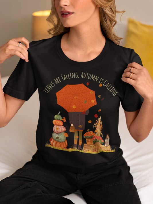 Leaves Are Falling, Autumn Is Calling – Cozy Fall Tee