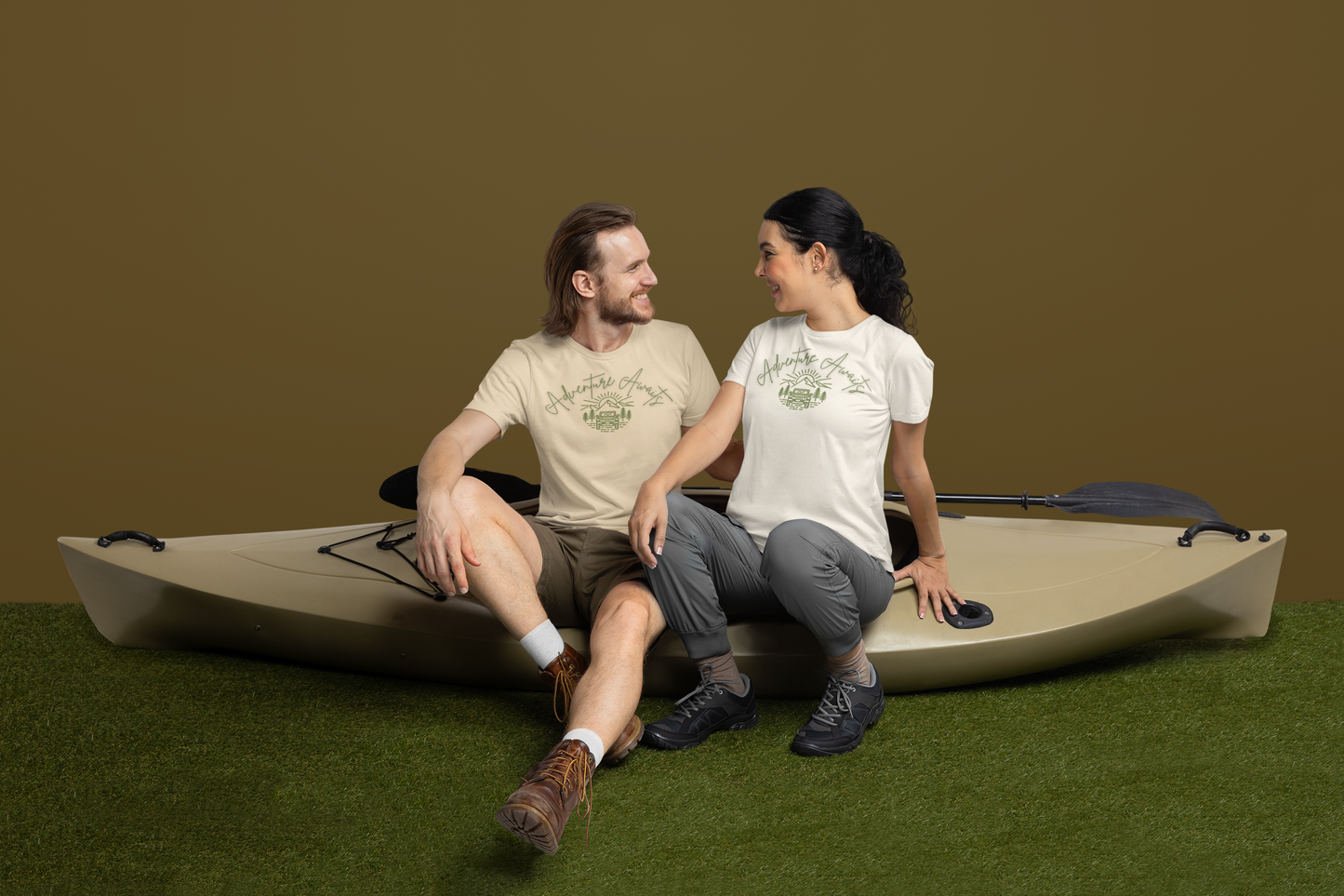 Adventure Awaits T-Shirt | Outdoorsy Tee for Nature Lovers | Jeep + Mountain Design