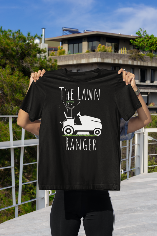 Lawn Ranger T-Shirt | Funny Lawn Care Tee | Gift for Gardeners & Outdoor Lovers