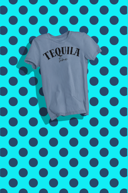 Tequila Time T-Shirt | Fun Party Tee | Gift for Tequila Lovers