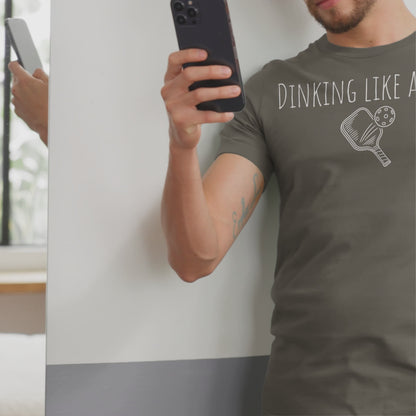 Dinking Like a Pro T-Shirt | Funny Pickleball Tee | Gift for Pickleball Lovers