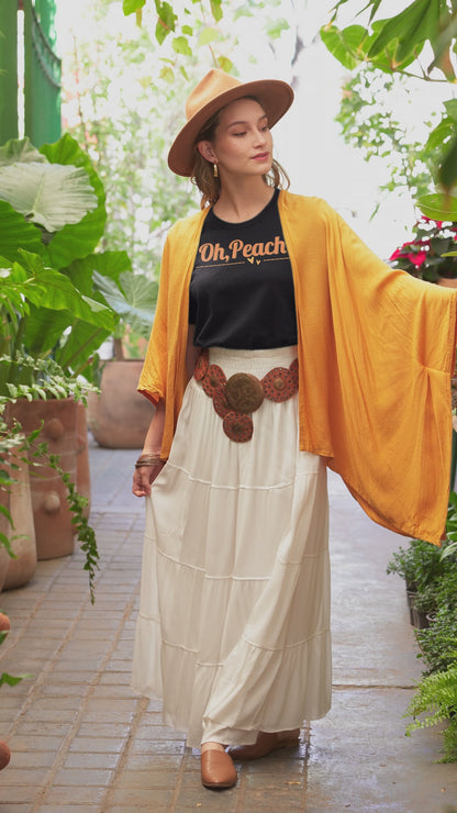 Oh, Peach T-Shirt | Playful & Sweet Tee | Cute Gift