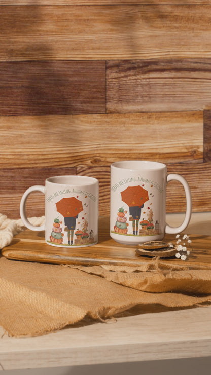 Leaves Are Falling, Autumn Is Calling – Cozy Fall Mug